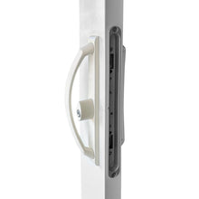 Load image into Gallery viewer, Keyed sliding patio door handle DH-741 in white or bronze
