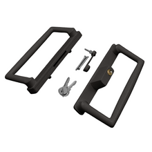 Load image into Gallery viewer, 9″ CGI / PGT Keyed Sliding Door Handle, 4-15/16″ Hole Space (DH-660-WITH-KEY)
