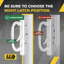 Load image into Gallery viewer, White center-latch clearance DH-211
