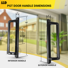 Load image into Gallery viewer, DH-530 PGT Interior and Exterior Sliding Door Handle with Lock and Key – Special Order Only
