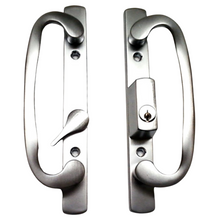 Load image into Gallery viewer, Sliding Door Handle Set, Sash Controls 2265 Keyed Offset Latch (DH-211-OFFSET-WITHKEY)
