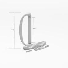Load image into Gallery viewer, Sliding door handle with 4-7/8 inch hole spacing
