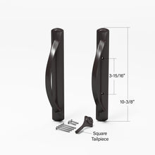 Load image into Gallery viewer, (DH-645) Amesbury Truth Handle Set, 3-15/16″ Hole Space – Square Drive Latch

