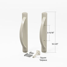 Load image into Gallery viewer, (DH-645) Amesbury Truth Handle Set, 3-15/16″ Hole Space – Square Drive Latch
