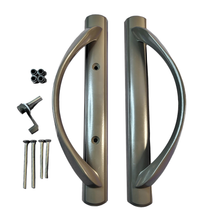 Load image into Gallery viewer, (DH-645) Amesbury Truth Handle Set, 3-15/16″ Hole Space – Square Drive Latch
