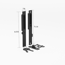Load image into Gallery viewer, Flush Mount Single KEYED Lock Set for Sliding Doors, 6-5/8" Hole Space DL-501-WITH-KEY
