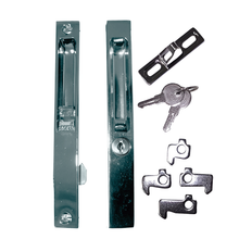 Load image into Gallery viewer, Flush Mount Single KEYED Lock Set for Sliding Doors, 6-5/8" Hole Space DL-501-WITH-KEY
