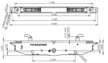 Load image into Gallery viewer, Vanguard Sliding Patio Door Mortise Lock with 7-11/16" Hole Spacing - DL-16-544WX
