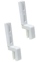 Load image into Gallery viewer, White Astragal Plastic Screen Door Replacement Keeper (Set of 2)
