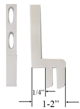 Load image into Gallery viewer, White Astragal Plastic Screen Door Replacement Keeper (Set of 2)
