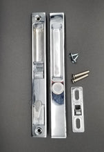 Load image into Gallery viewer, Sliding Glass Door Handle Set, Flush Mount, Non-Keyed, 6-5/8" Screw Holes (DL-502) — Chrome
